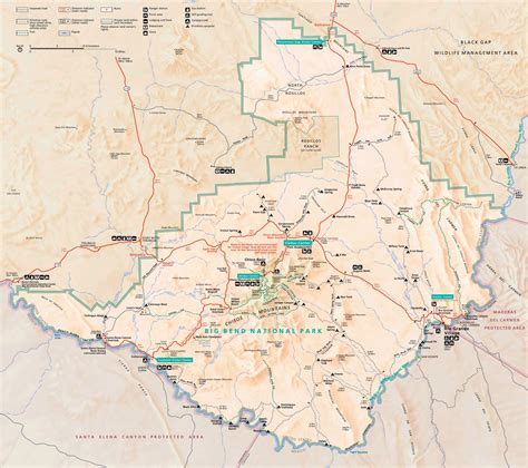 Challenges of Implementing MAP Big Bend National Park Map